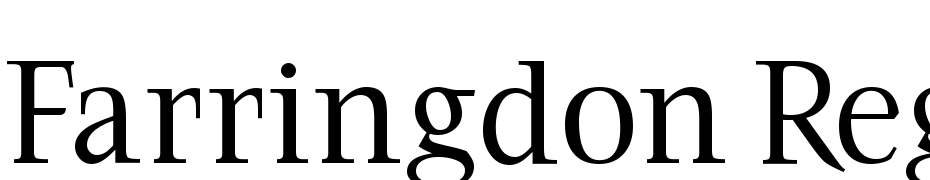 Farringdon Regular Font Download Free